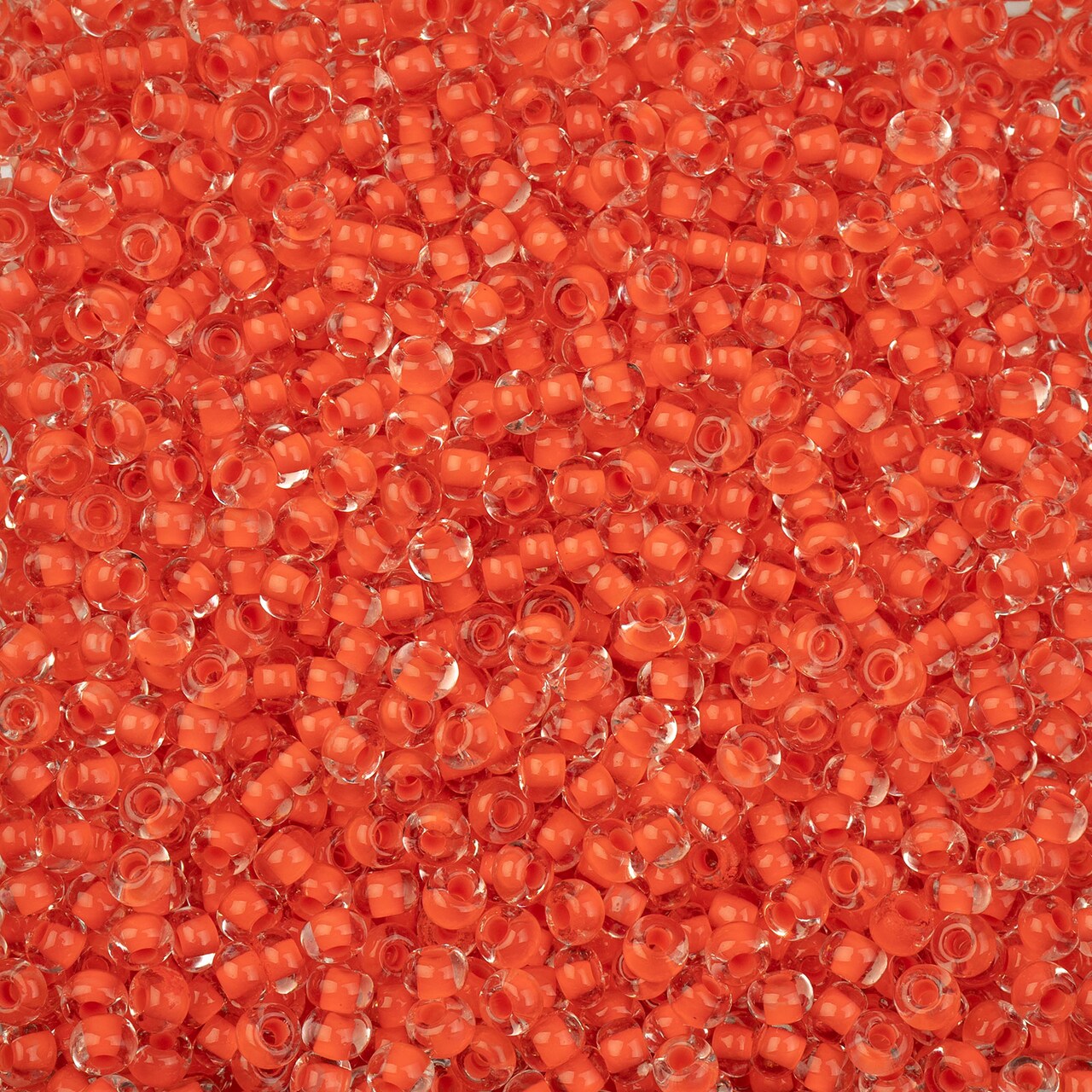 John Bead 6/0 Crystal-Lined Terra Intensive Czech Glass Seed Beads, 22g